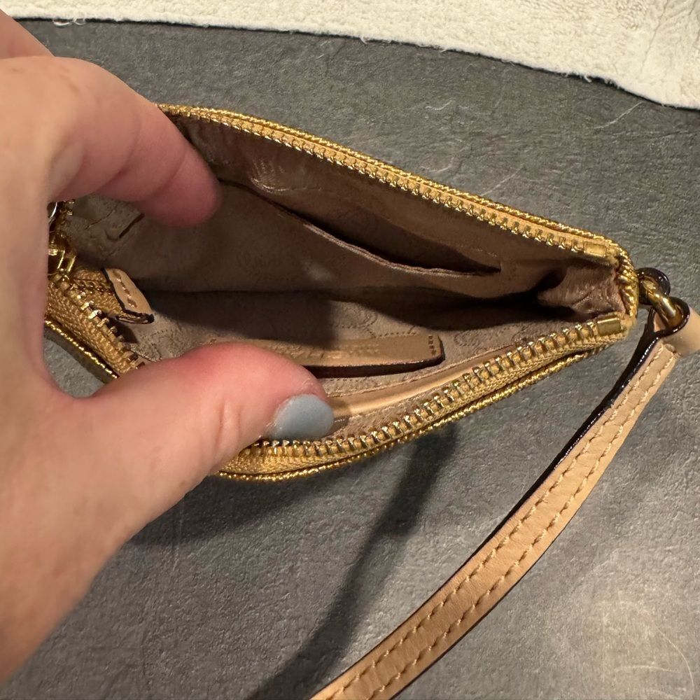 Michael Kors Gold MK Wristlet - Picture 4 of 7